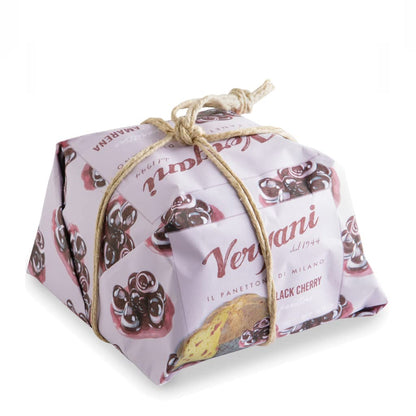Panettone Black Cherry Vergani Amarena soft dough cake 750g / 1.65lb