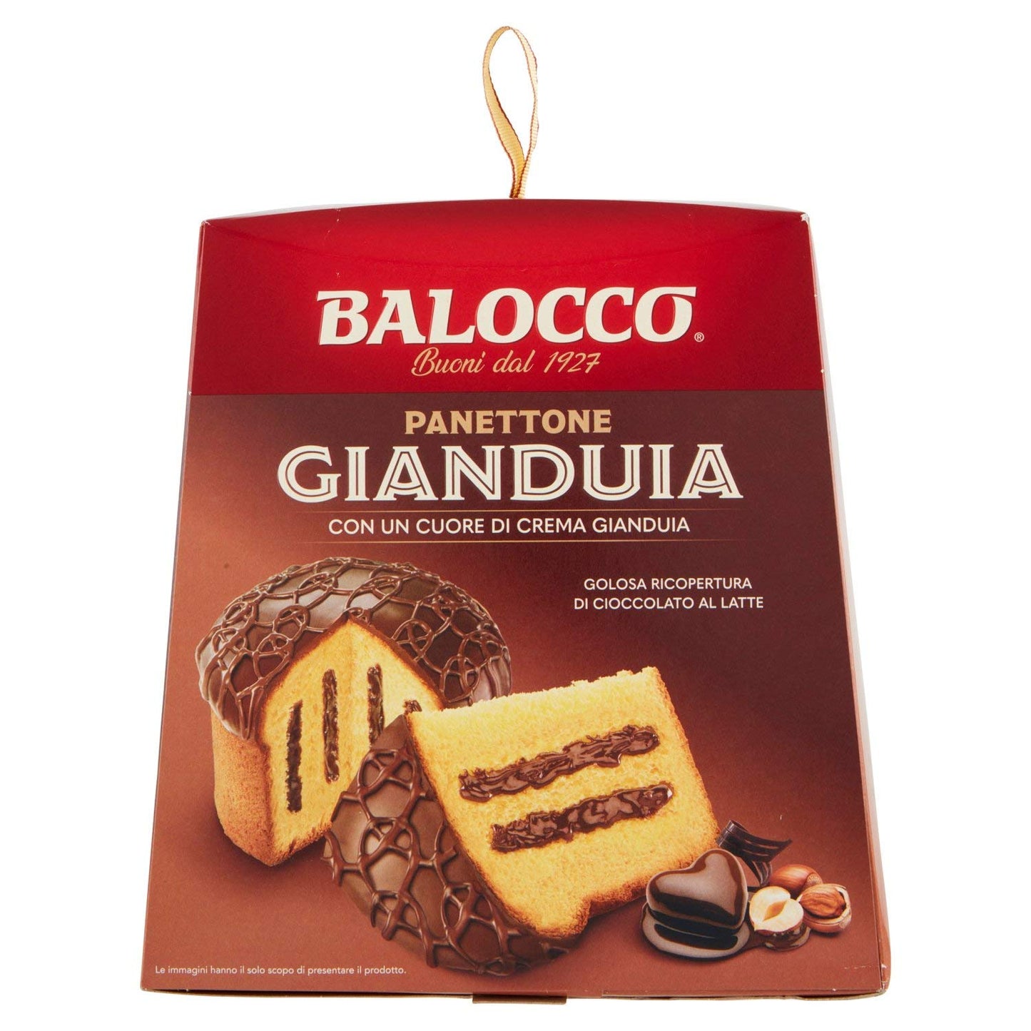 Balocco Panettone Gianduia Cake, 800 Gram
