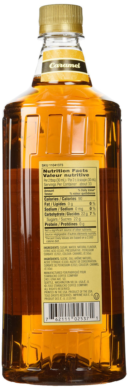Starbucks Caramel Syrup (1-L.)
