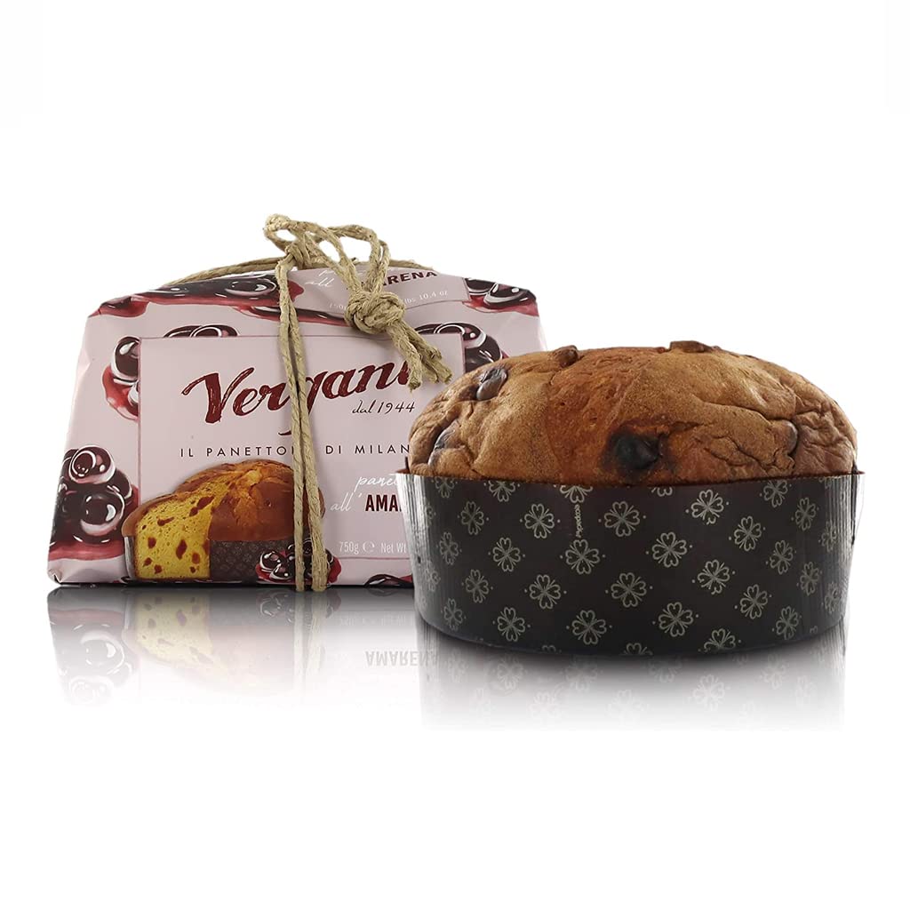 Panettone Black Cherry Vergani Amarena soft dough cake 750g / 1.65lb