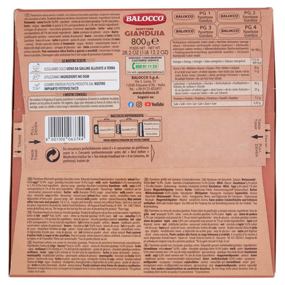 Balocco Panettone Gianduia Cake, 800 Gram
